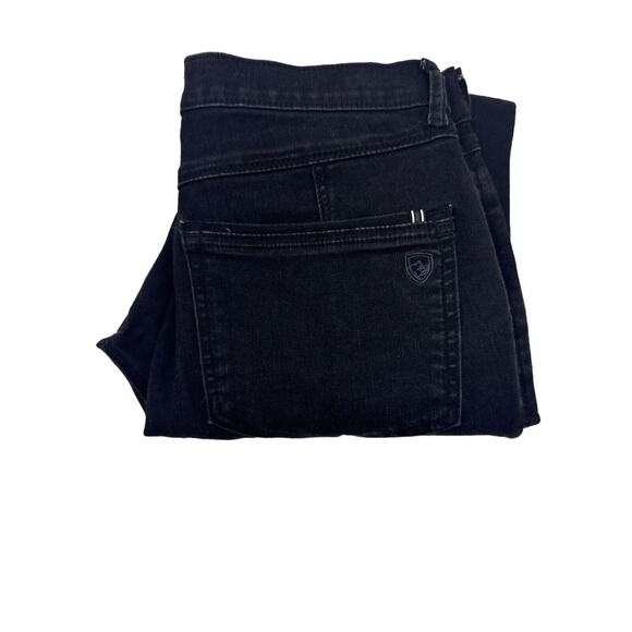 Kuhl Denim - Kuhl Women's Size 8 Regular 10" Kontour Flex Denim Skinny Jeans Black Style 6382